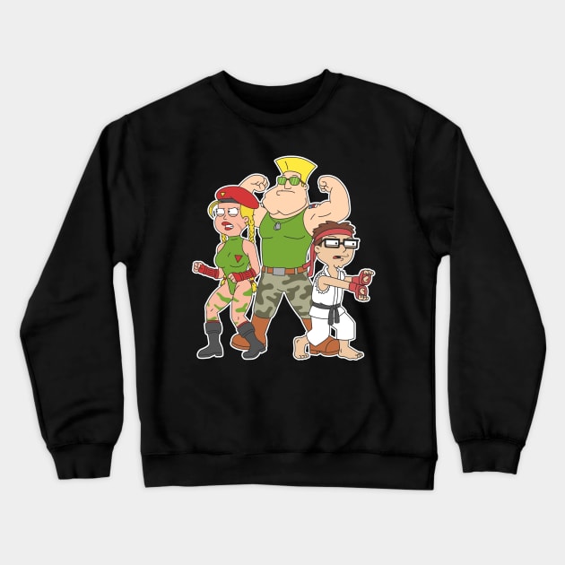 American Fighter Crewneck Sweatshirt by Carl Cordes